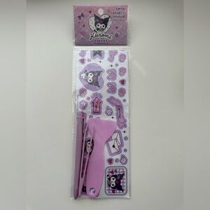 Nwt Hello Kitty Kuromi Special oil tape set 9 cm * 50 cm